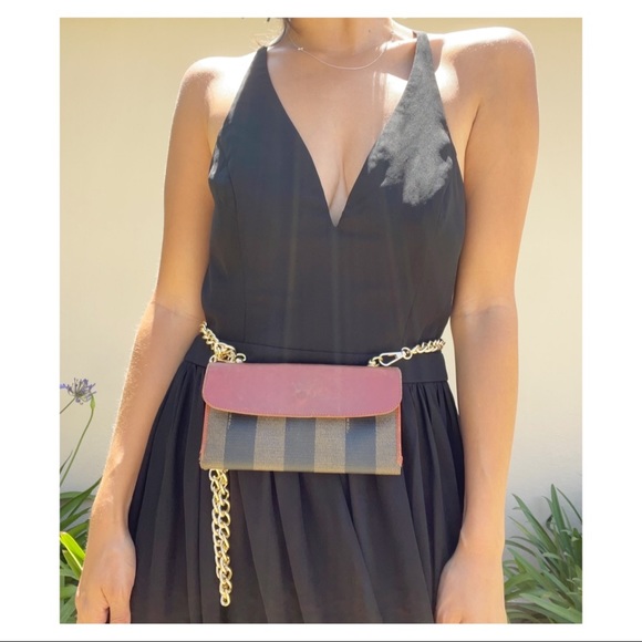 Fendi Handbags - FENDI Pequin Stripe Crossbody